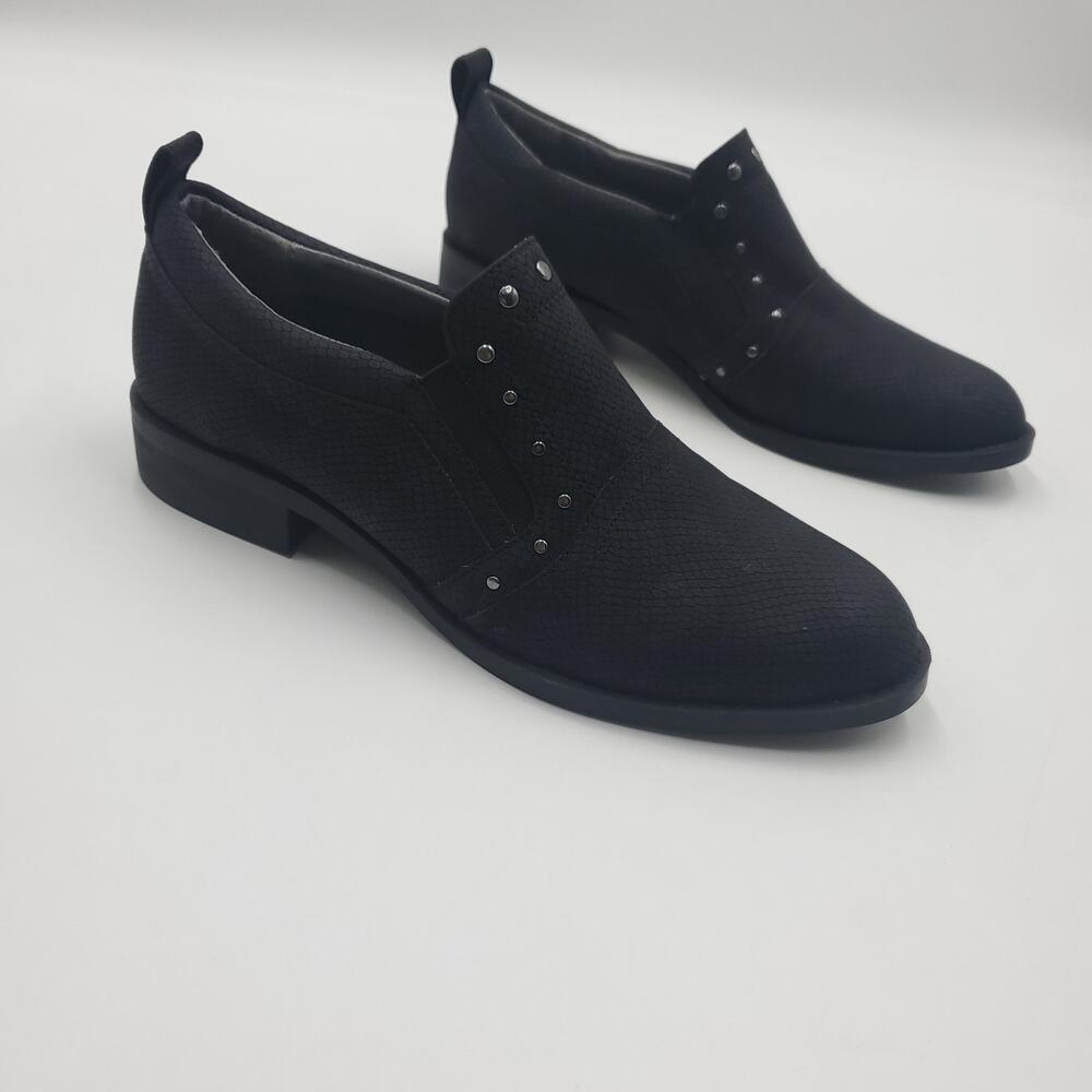 Mootsies Tootsies Kira Black Silver Studded Bootie Size 7.5
